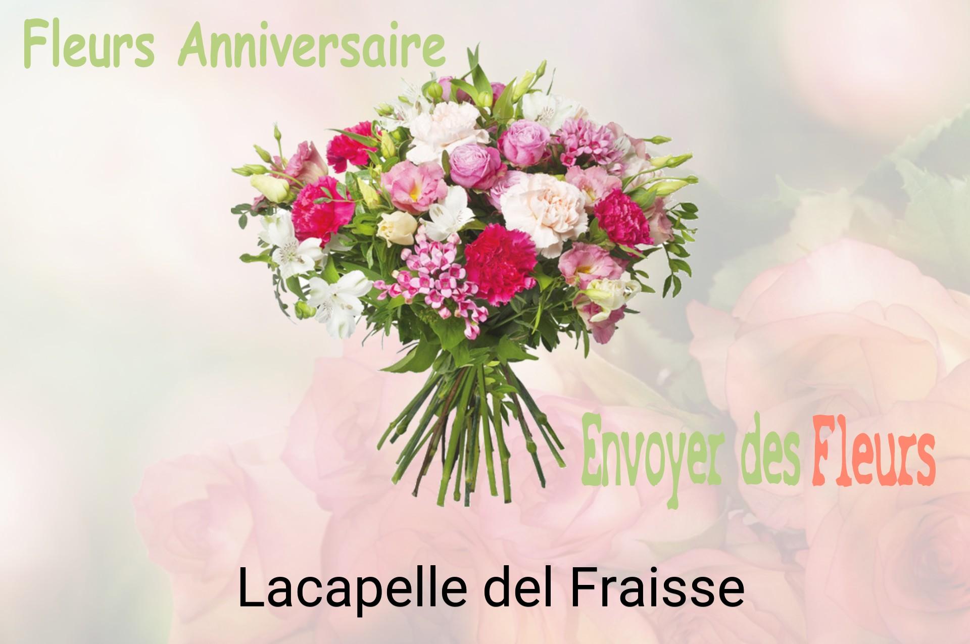 Bouquet de fleurs d’anniversaire livré à Lacapelle-del-Fraisse